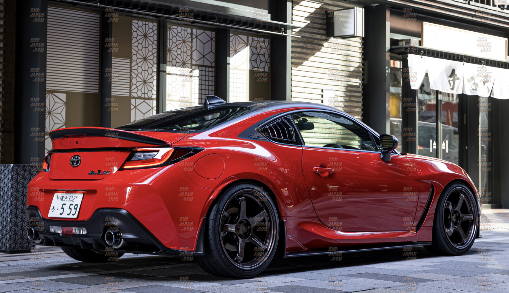 Max Orido X AKEa GR86 Style Collaboration Trunk Spoiler Spark Red